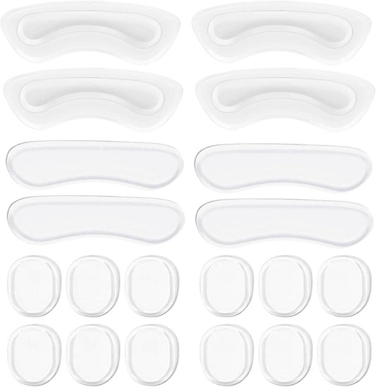 8pc Gel Heel Inserts