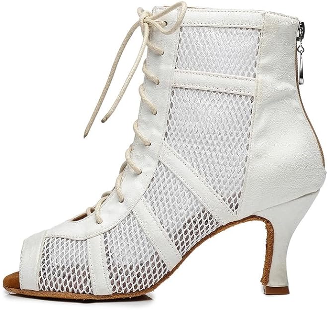 Salsa Jazz Booties (White)