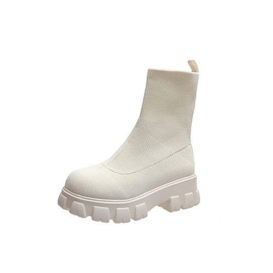 Mesh Up Booties (White)