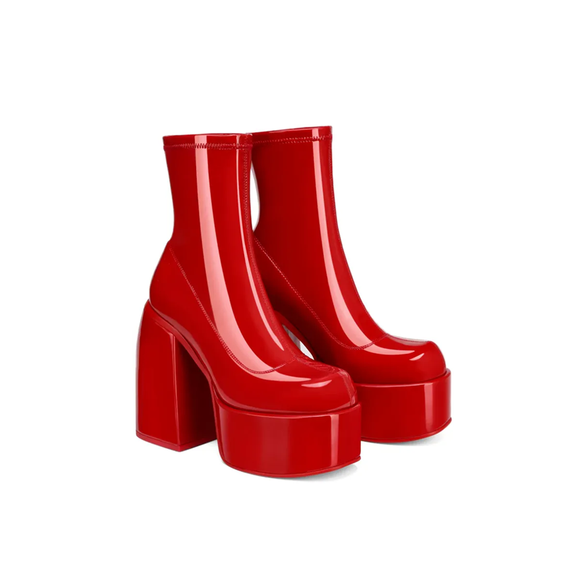 Femme Platform Heels (Red)