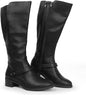 Womens Wide Calf Boots (Black)