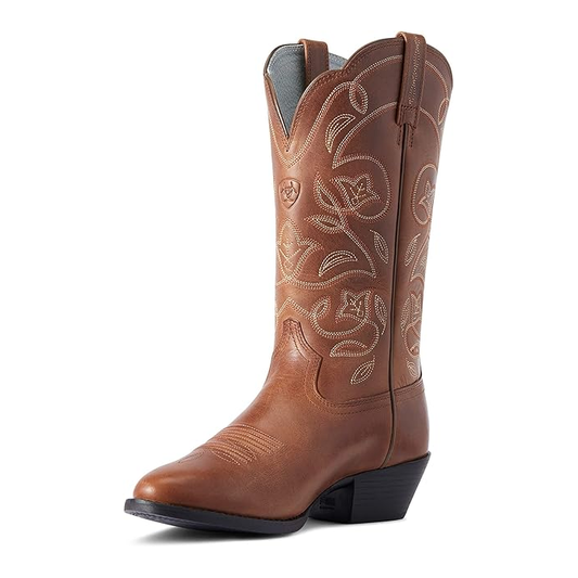 Heritage Western Boots (Rust Brown)