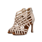 Fuego Bootie Heels (Beige)