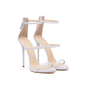 Ankle Strap Heels (White)