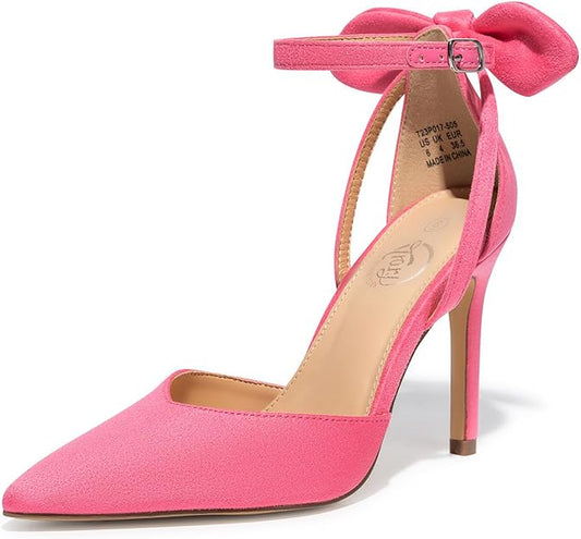 Womens Pointed Stiletto High Heels (Pink)