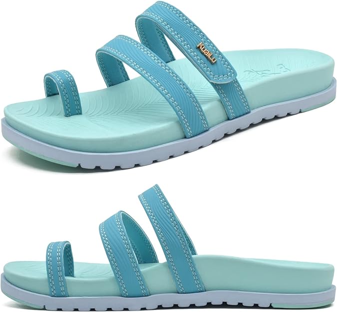 Womens Arch Support Slides (Blue)