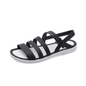 Platform Beach Sandals (Black)