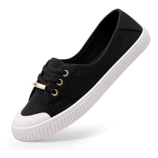 Low Top Sneakers (Black)