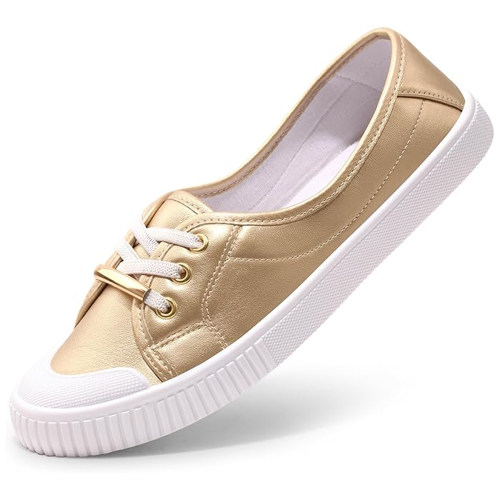 Low Top Sneakers (Gold)