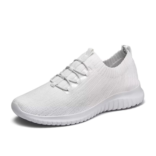 Slip On Walking Shoes (White)