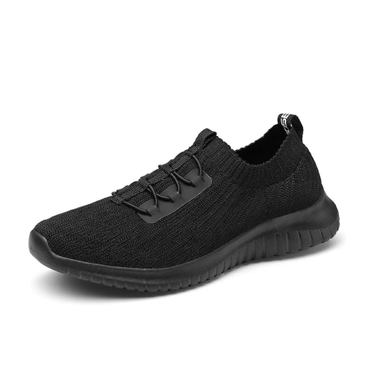 Slip On Walking Shoes (Black)