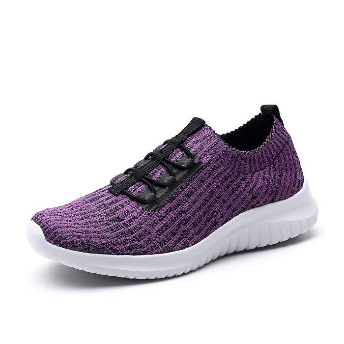 Slip On Walking Shoes (Purple)