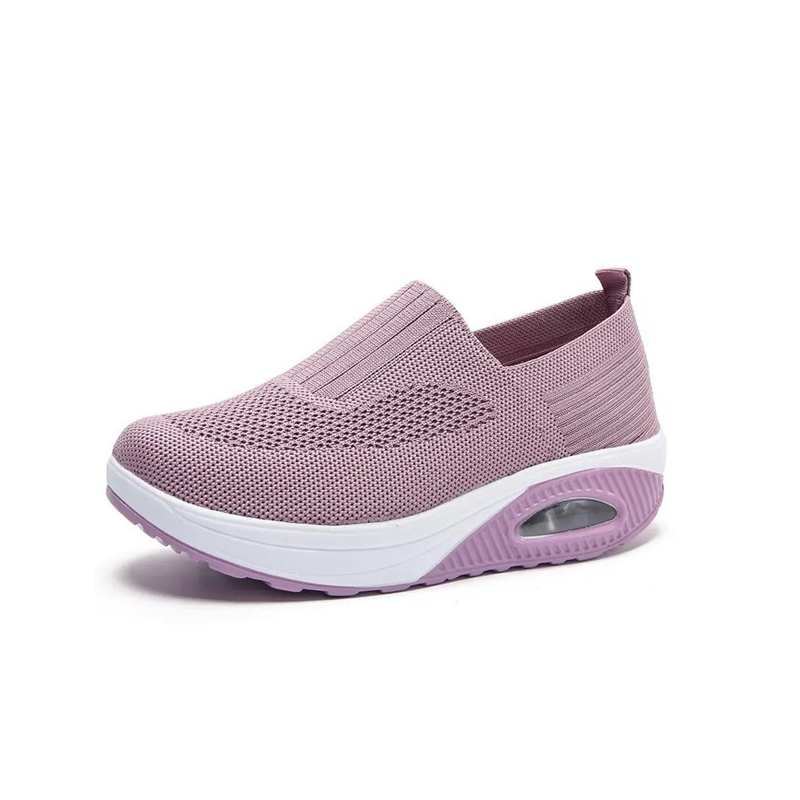 Mesh Wrap Sneaker (Pink)