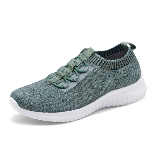 Slip On Walking Shoes (Green)